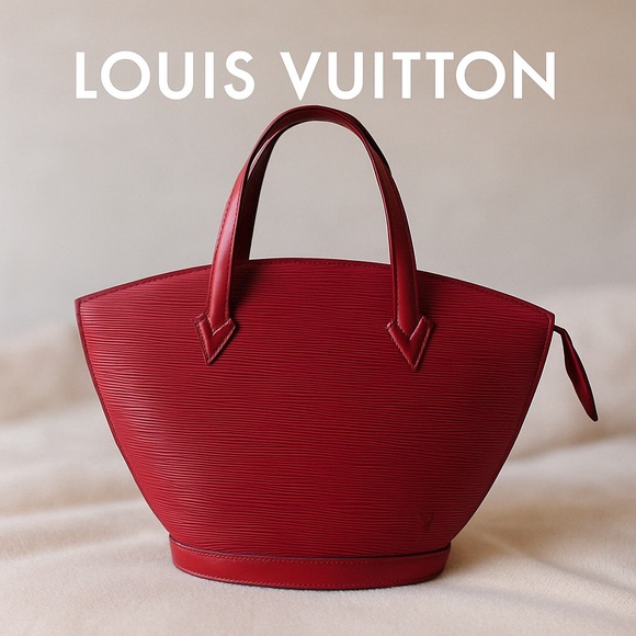 Louis Vuitton Red Epi Leather St. Jacques PM Tote Vintage 2003 | EUC - Picture 1 of 15